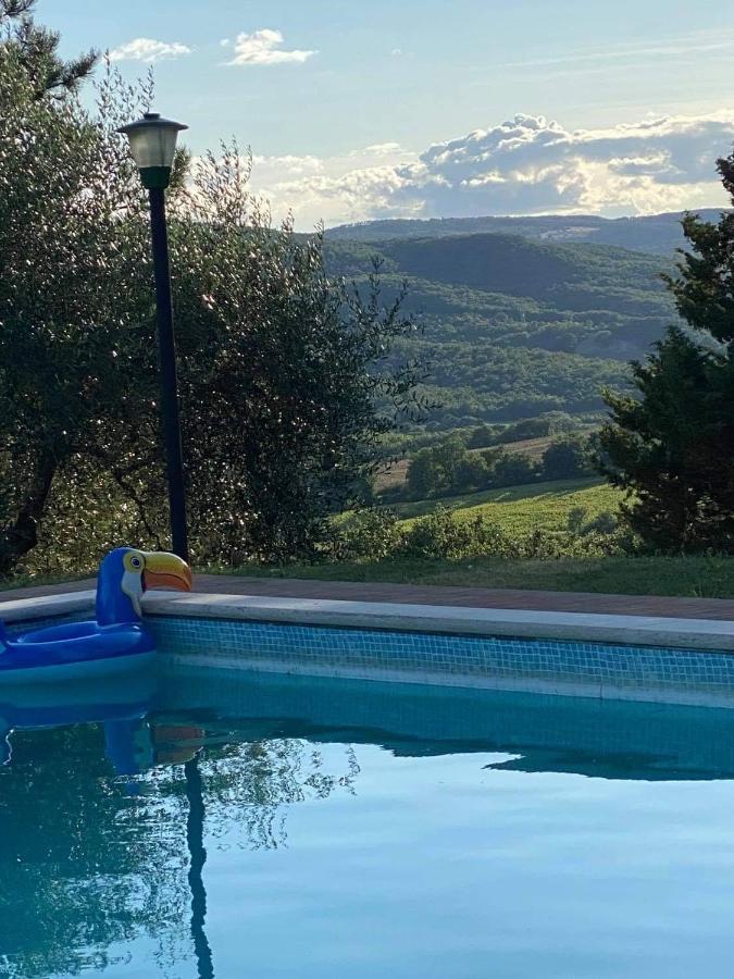 Gorgeous 2-Storey Villa With A Large Private Pool Todi Dış mekan fotoğraf